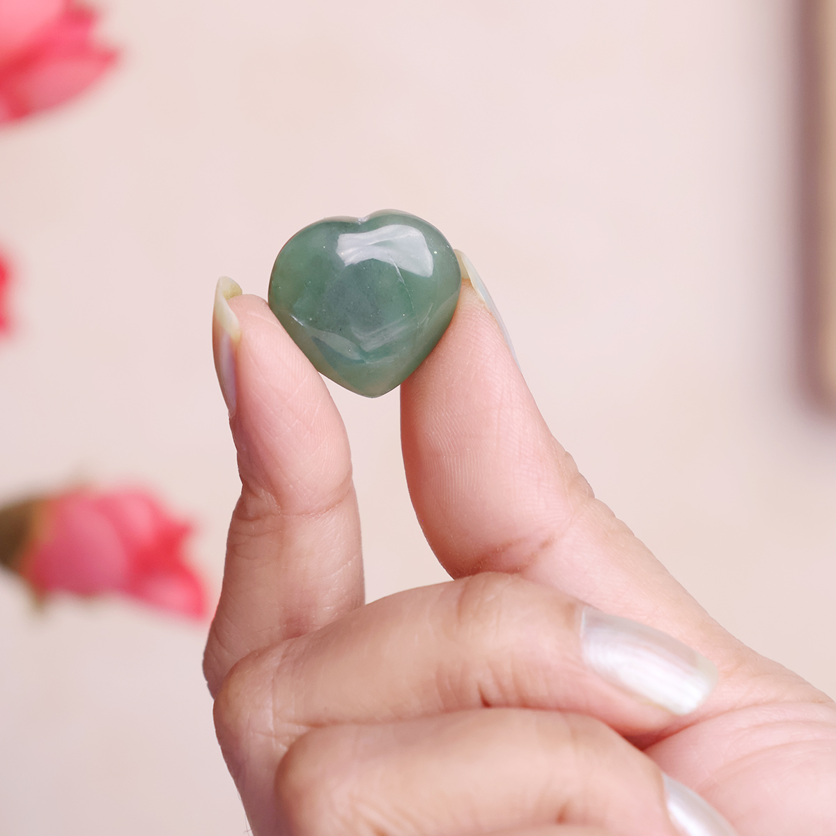 Green Aventurine Mini Heart-Shubhanjali Store (2) green aventurine mini heart