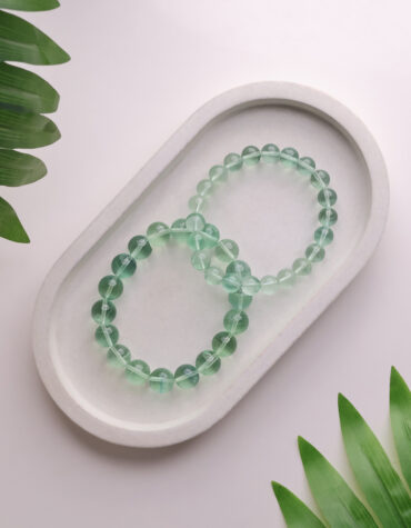 green fluorite bracelet