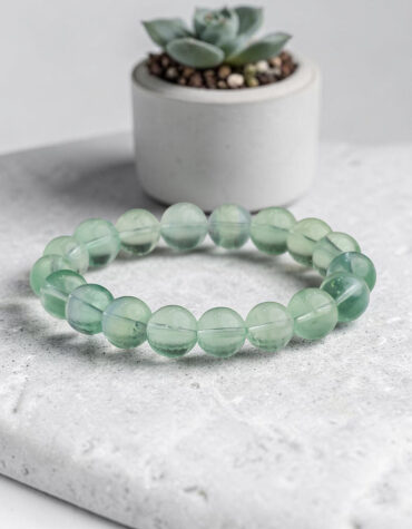 green fluorite bracelet