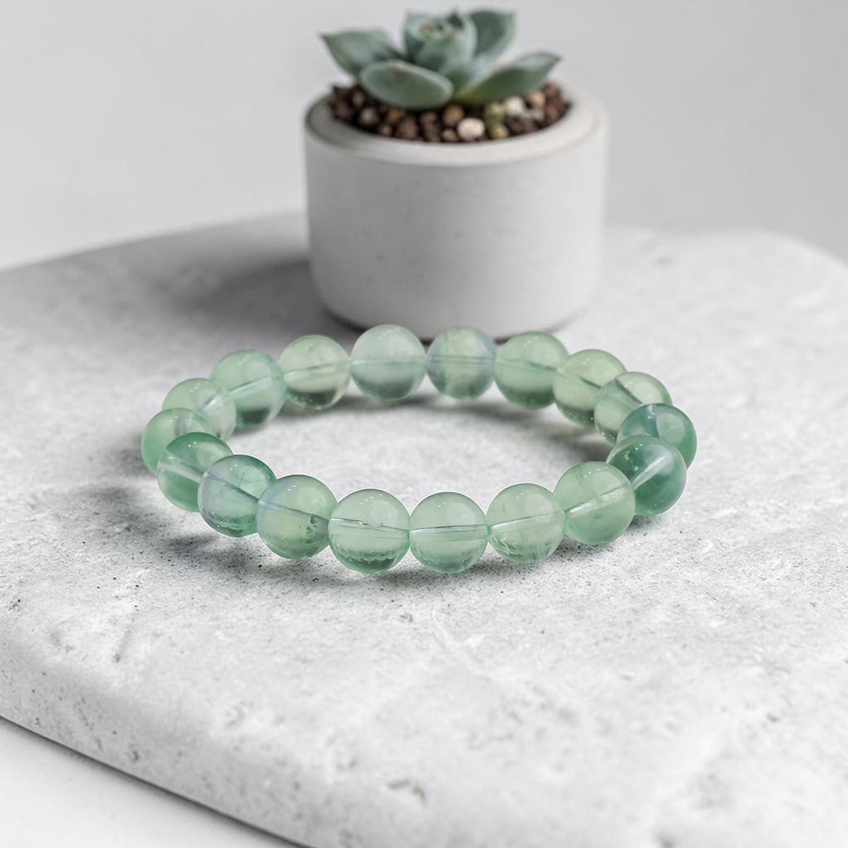 Green Fluorite Bracelet-Shubhanjali Store (3) green fluorite bracelet