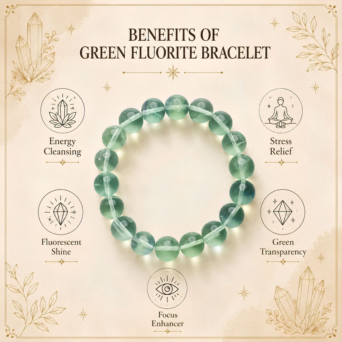 Green Fluorite Bracelet green fluorite bracelet