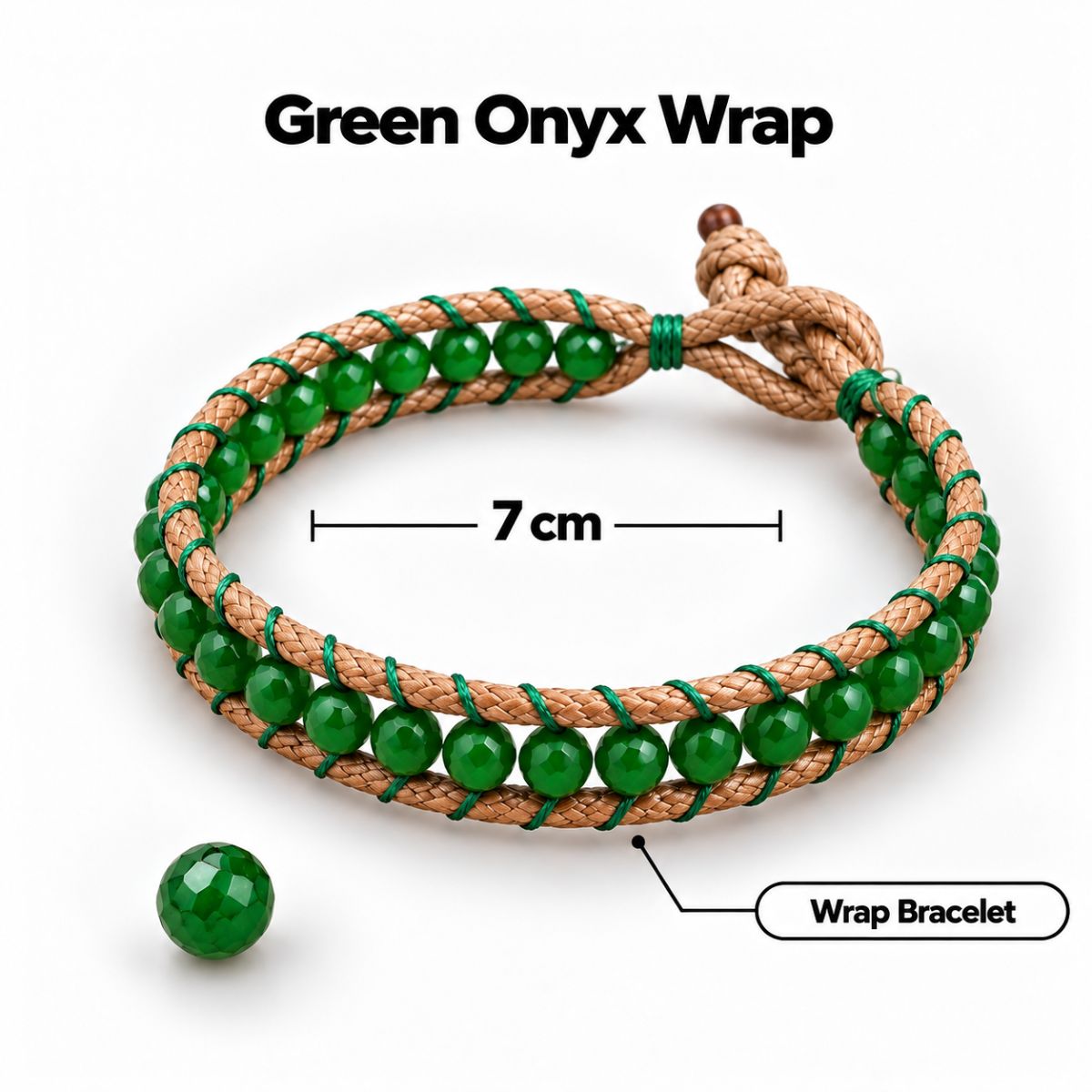 Green Jade Faceted Wrap Bracelet 4mm green jade faceted wrap bracelet 4mm