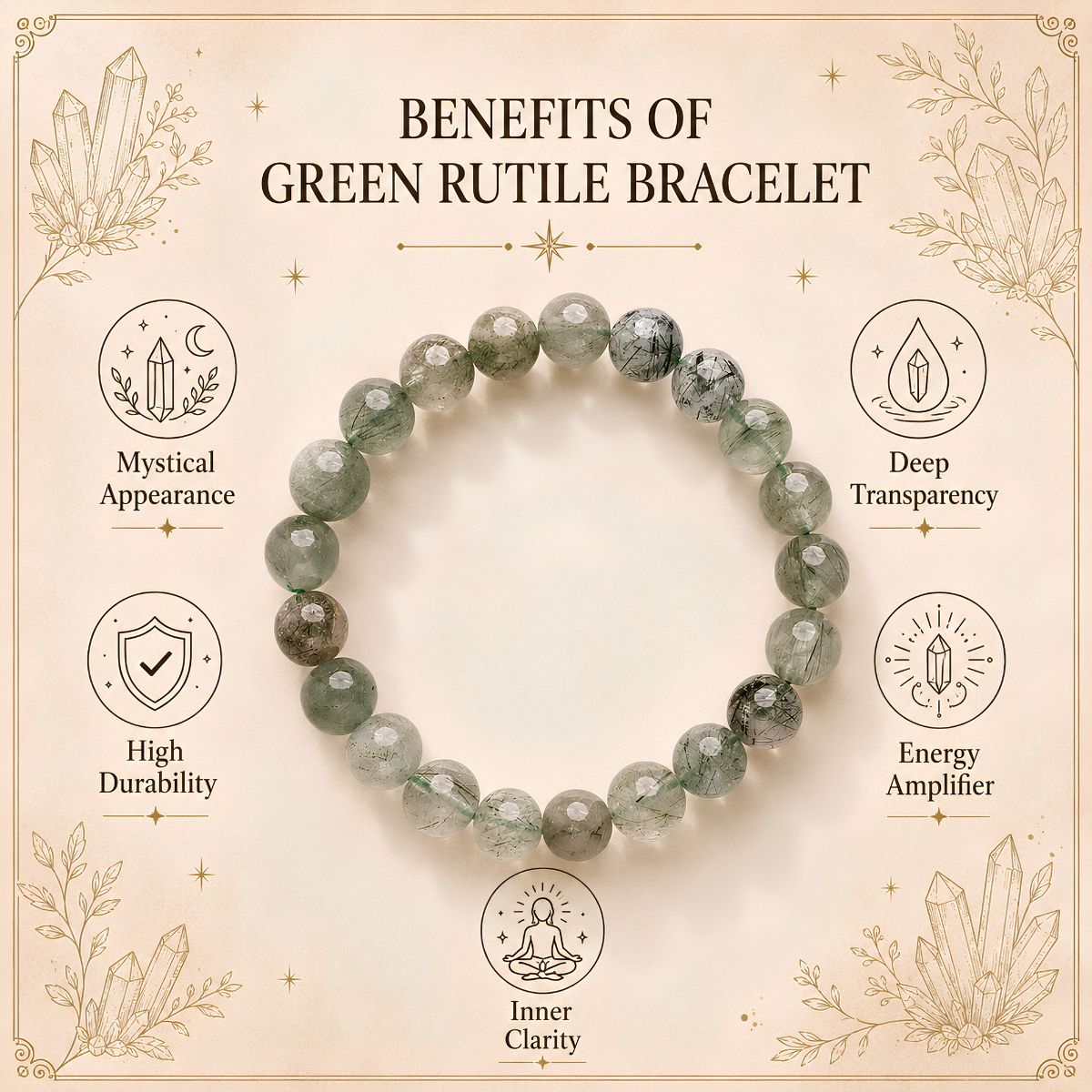 Green Rutile Bracelet green rutile bracelet