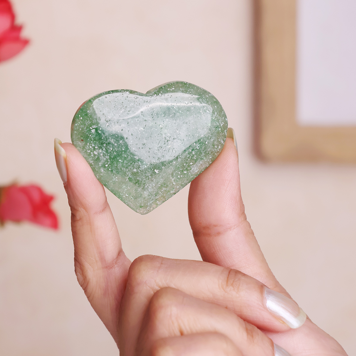 Green Strawberry Heart-Shubhanjali Store (4) green strawberry heart