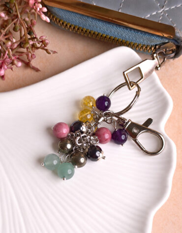 health & wealth keychain