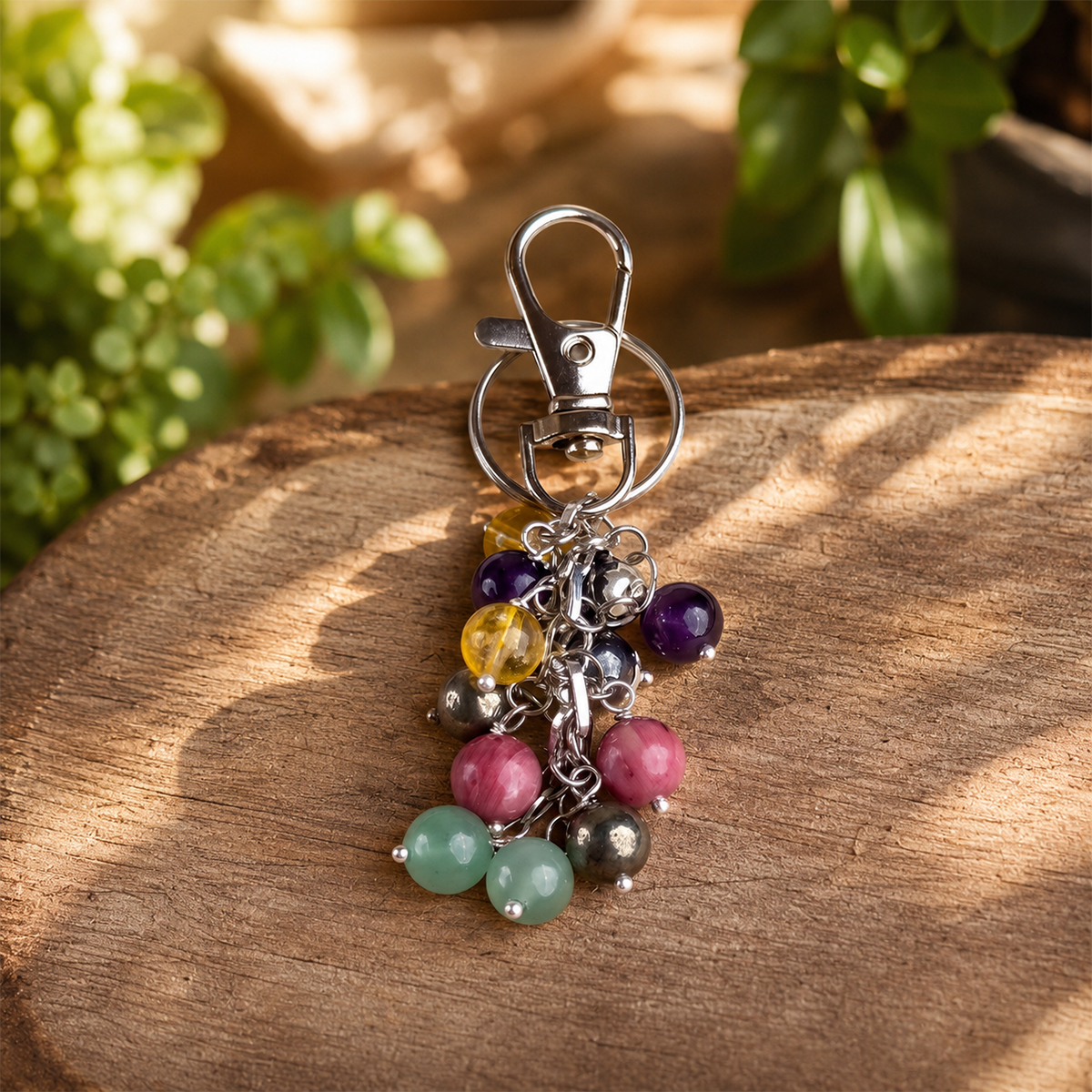 Health & Wealth Keychain (4) health & wealth keychain