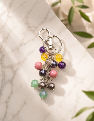 health & wealth keychain