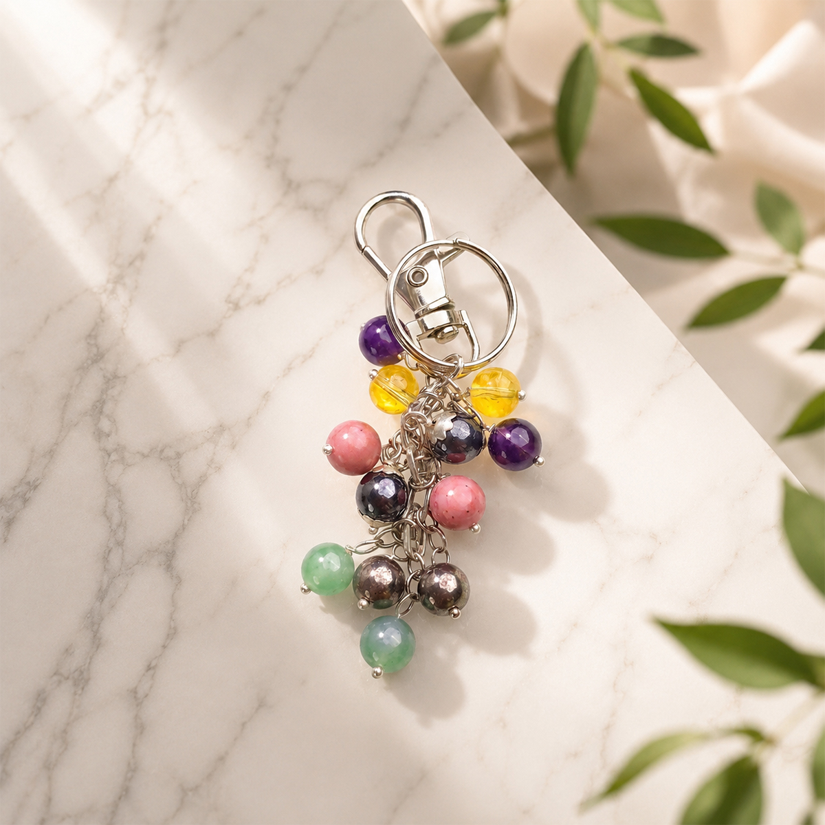 Health & Wealth Keychain (6) health & wealth keychain