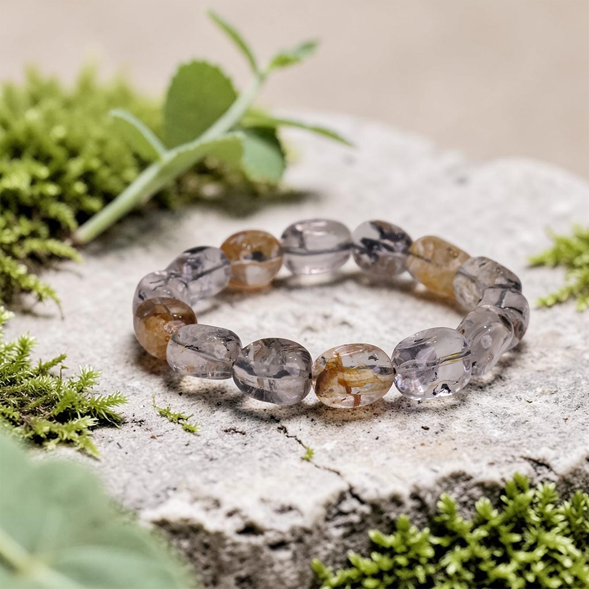 Herkimer Tumble Bracelet-Shubhanjali Store (2) herkimer tumble bracelet