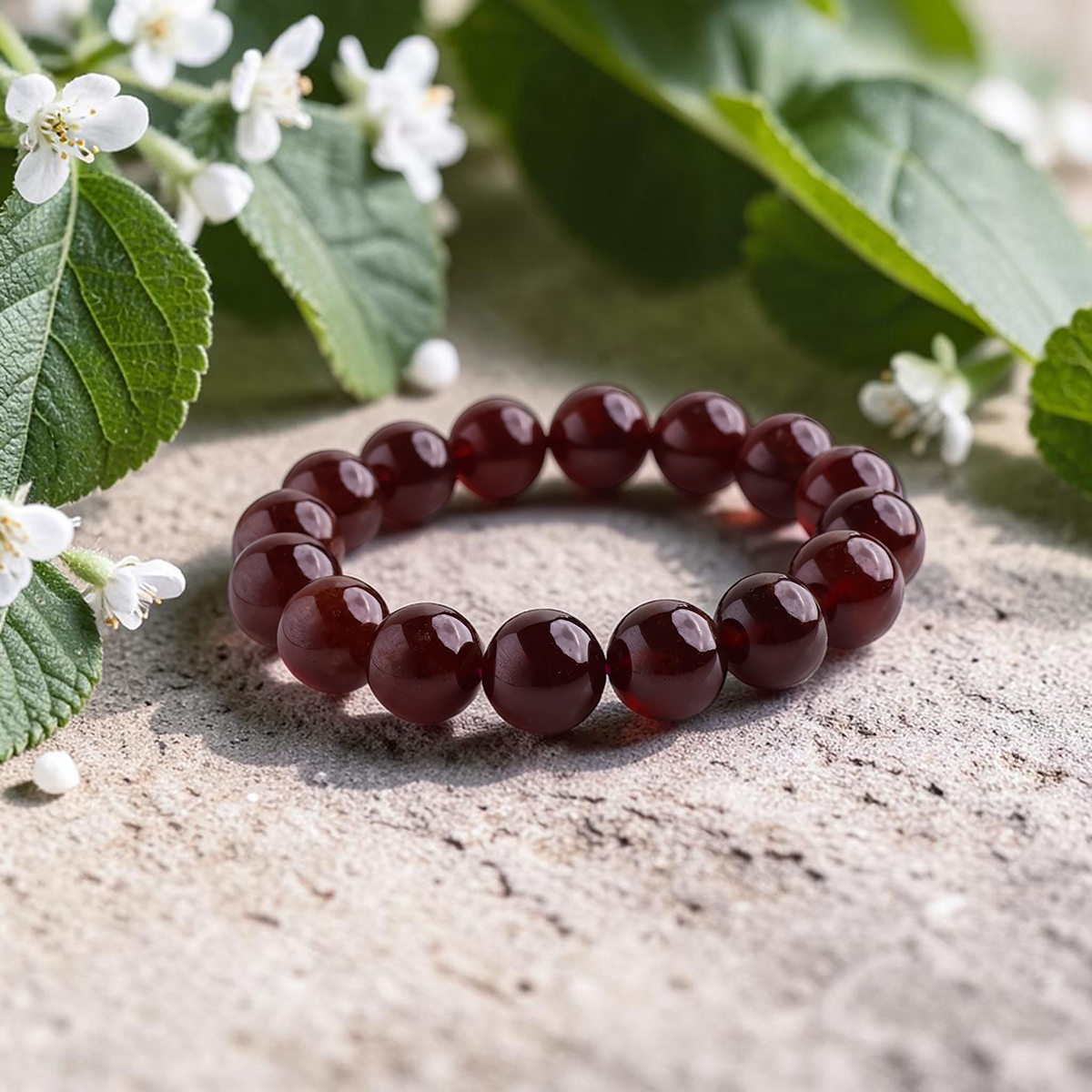 Hessonite Bracelet AA-Shubhanjali (3) hessonite bracelet aa