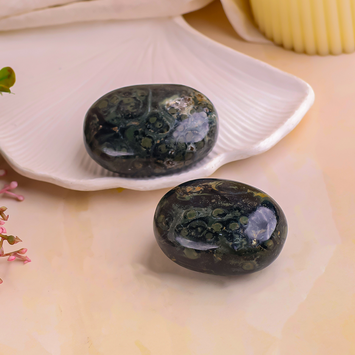 Khambaba Jasper Palm Stone (5) khambaba jasper palm stone