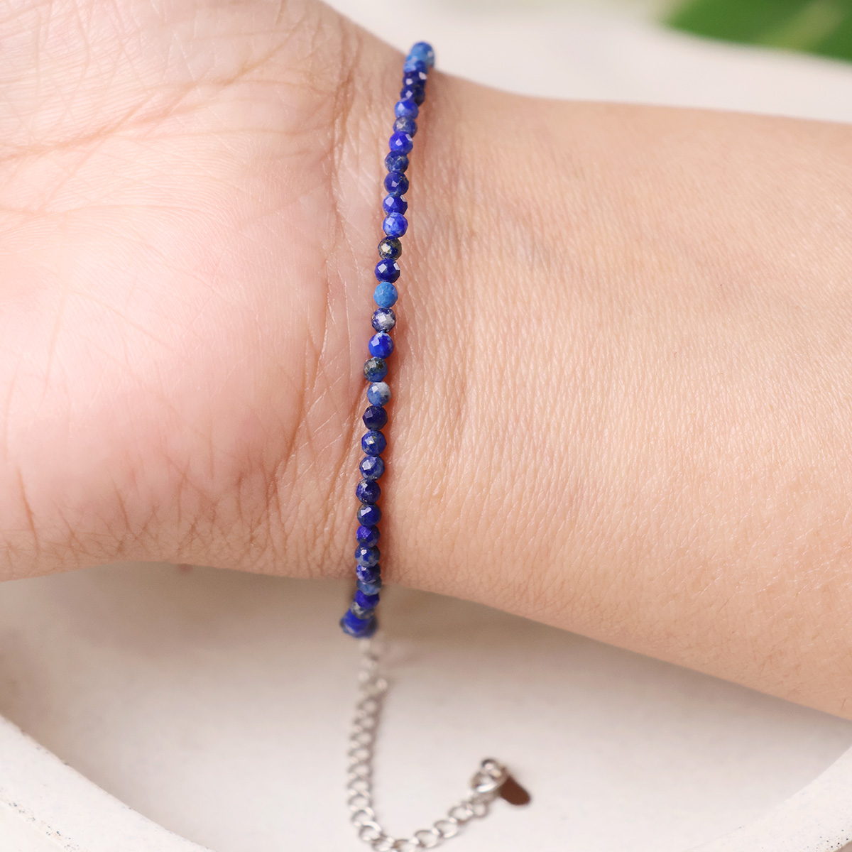 Lapis Faceted Chain Bracelet 2 MM-Shubhanjali Store (1) lapis faceted chain bracelet 2 mm