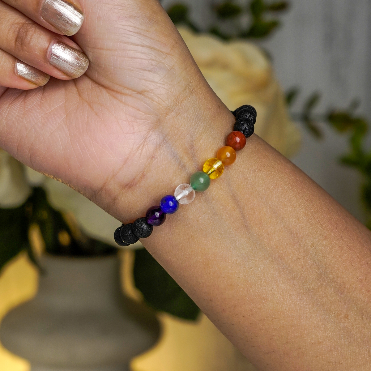 Lava 7 Chakra Bracelet - Shubhanjali Store (4) lava 7 chakra bracelet