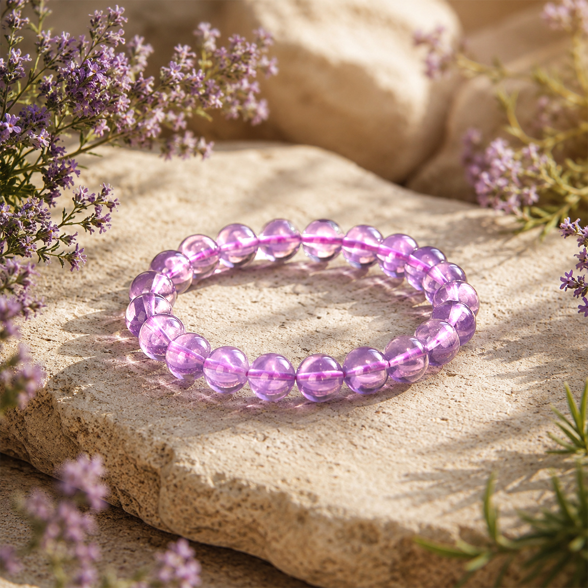 Lavender Quartz Bracelet-Shubhanjali Store (1) lavender quartz bracelet