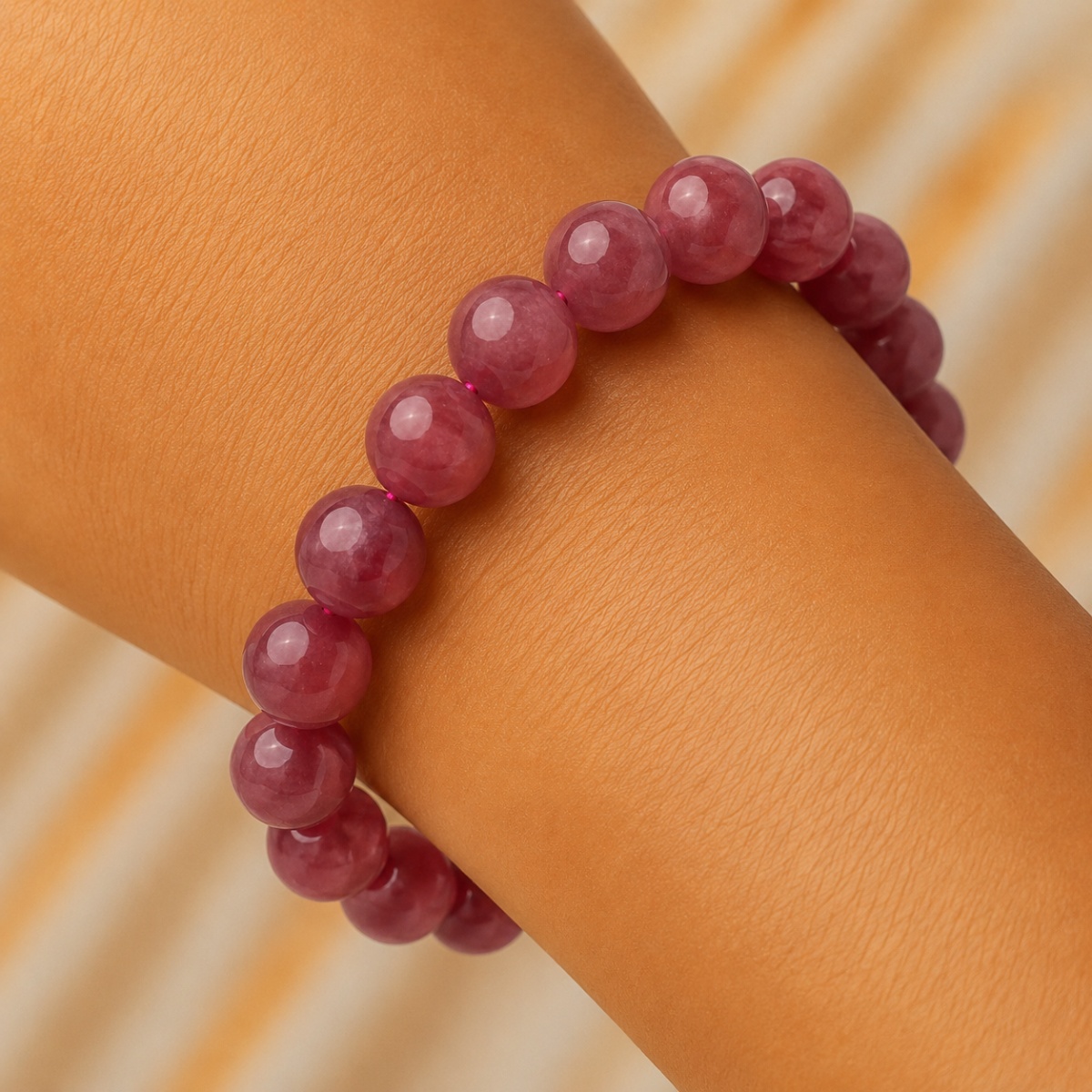Madagascar Star Rose Quartz Bracelet-Shubhanjali Store (1) madagascar star rose quartz bracelet