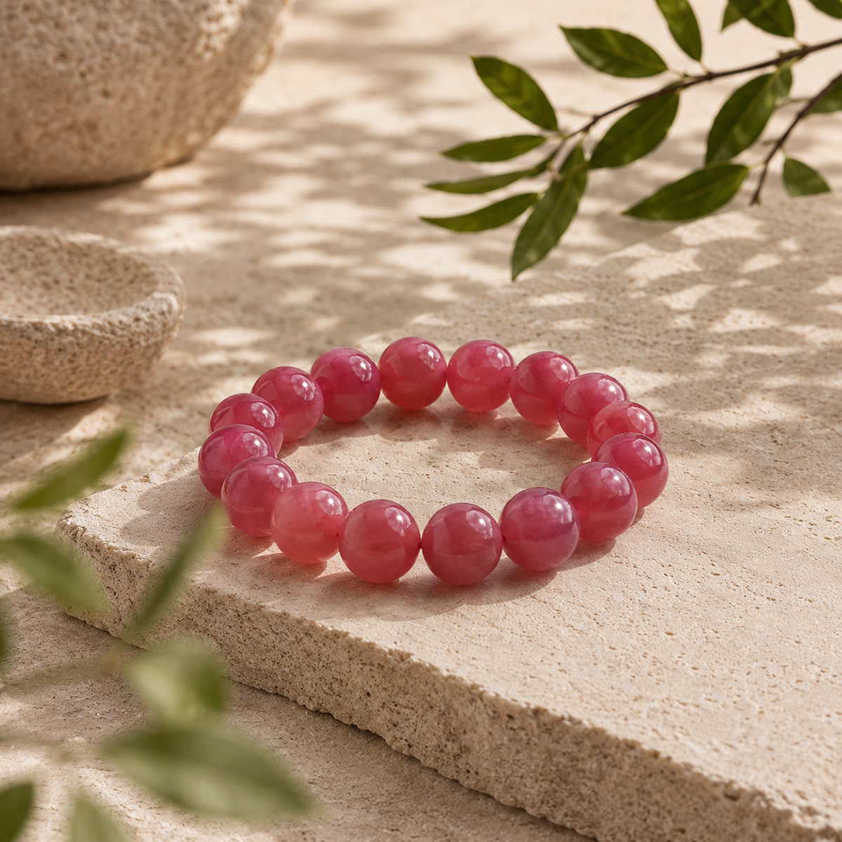 Madagascar Star Rose Quartz Bracelet-Shubhanjali Store (2) madagascar star rose quartz bracelet