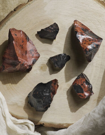 mahogany obsidian raw