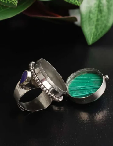 malachite wish ring