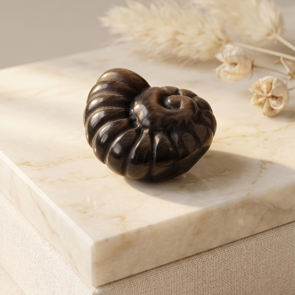 Mix Ammonite Shell Carving-Shubhanjali Store (1) mix ammonite shell carving