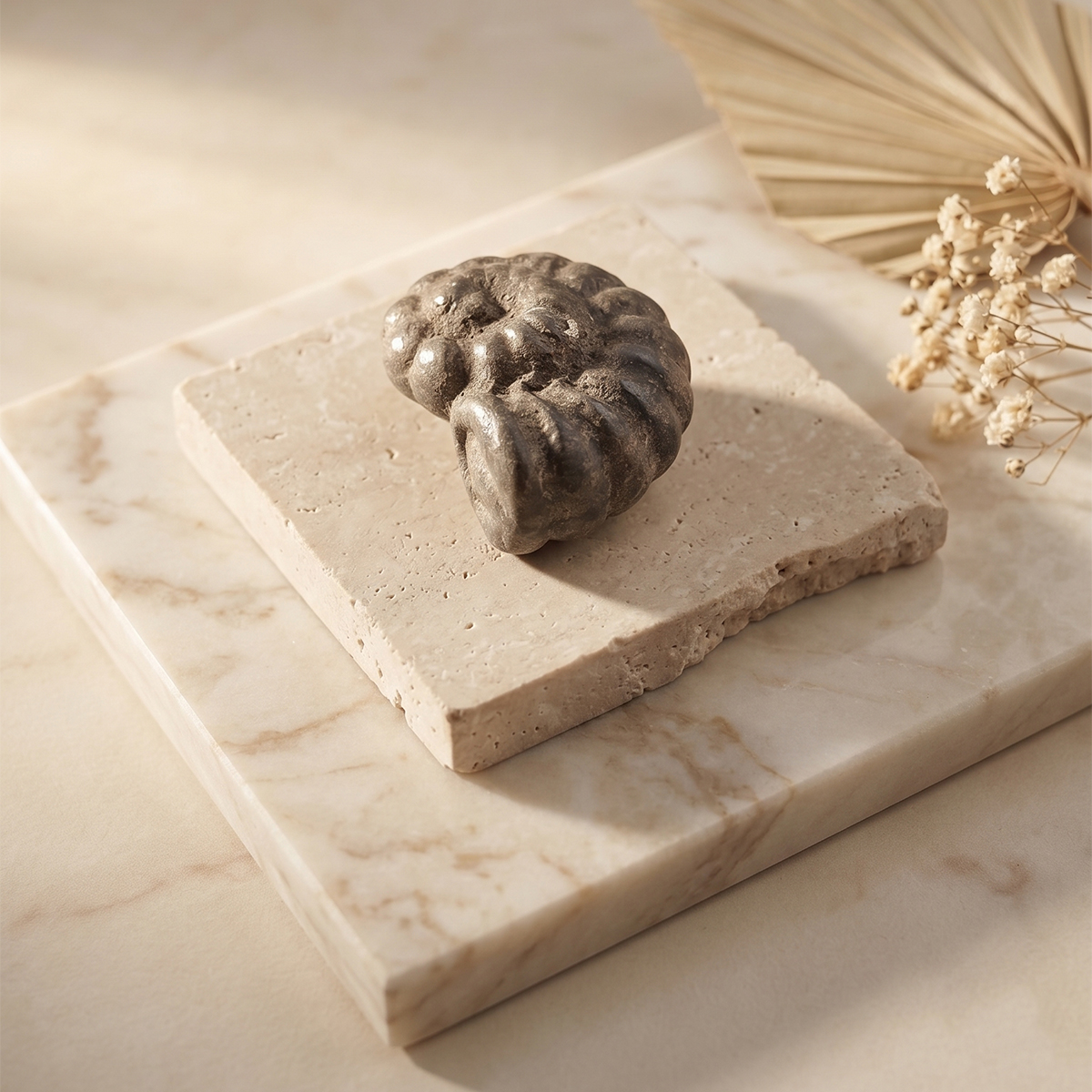 Mix Ammonite Shell Carving-Shubhanjali Store (2) mix ammonite shell carving