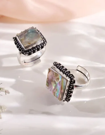 Mother-of-Pearl-Rectangle-Ring-Shubhanjali-Store