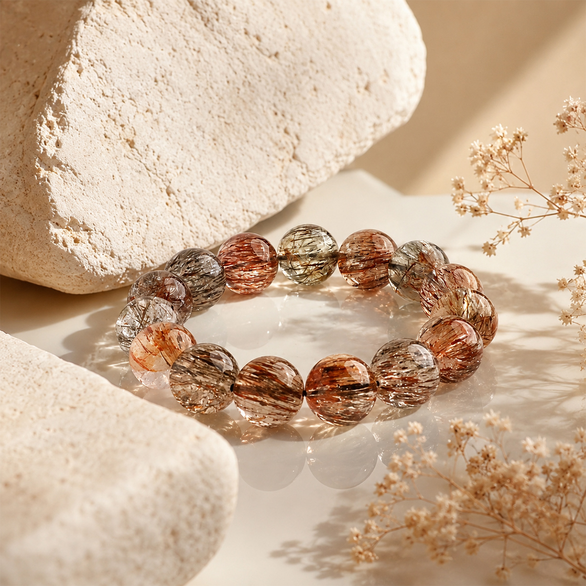 Multi Rutile Bracelet AA-Shubhanjali Store (3) multi rutile bracelet aa