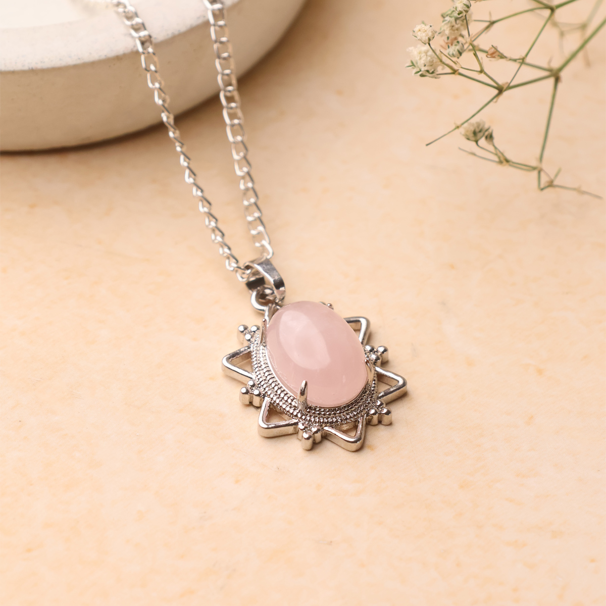 Oval Star Design Pendant-Shubhanjali Store (20) oval star design pendant