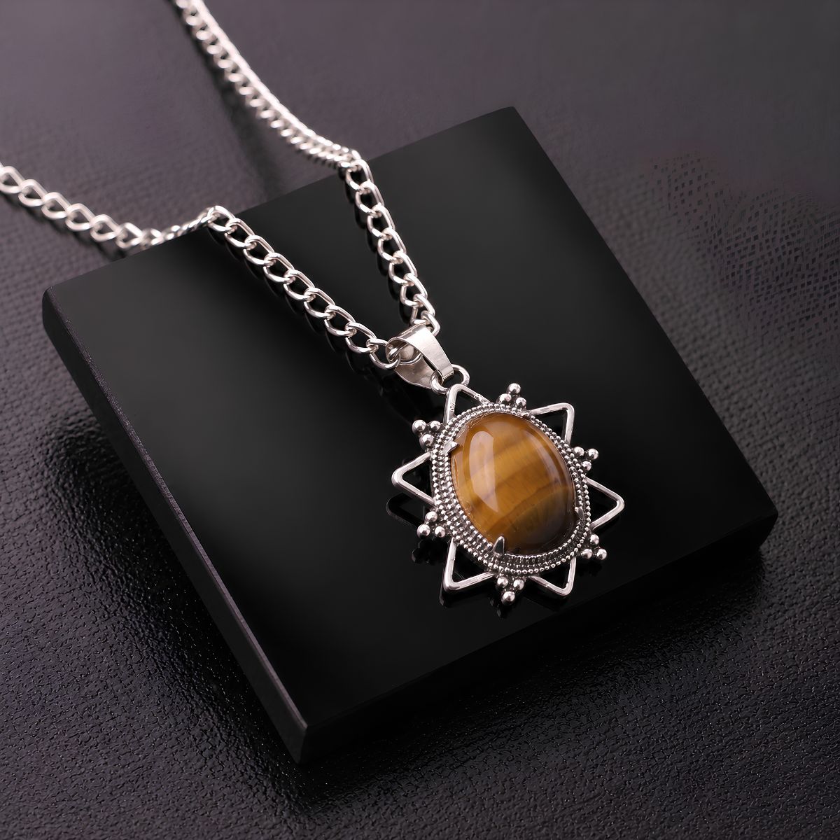 Oval Star Design Pendant-Shubhanjali Store (4) oval star design pendant