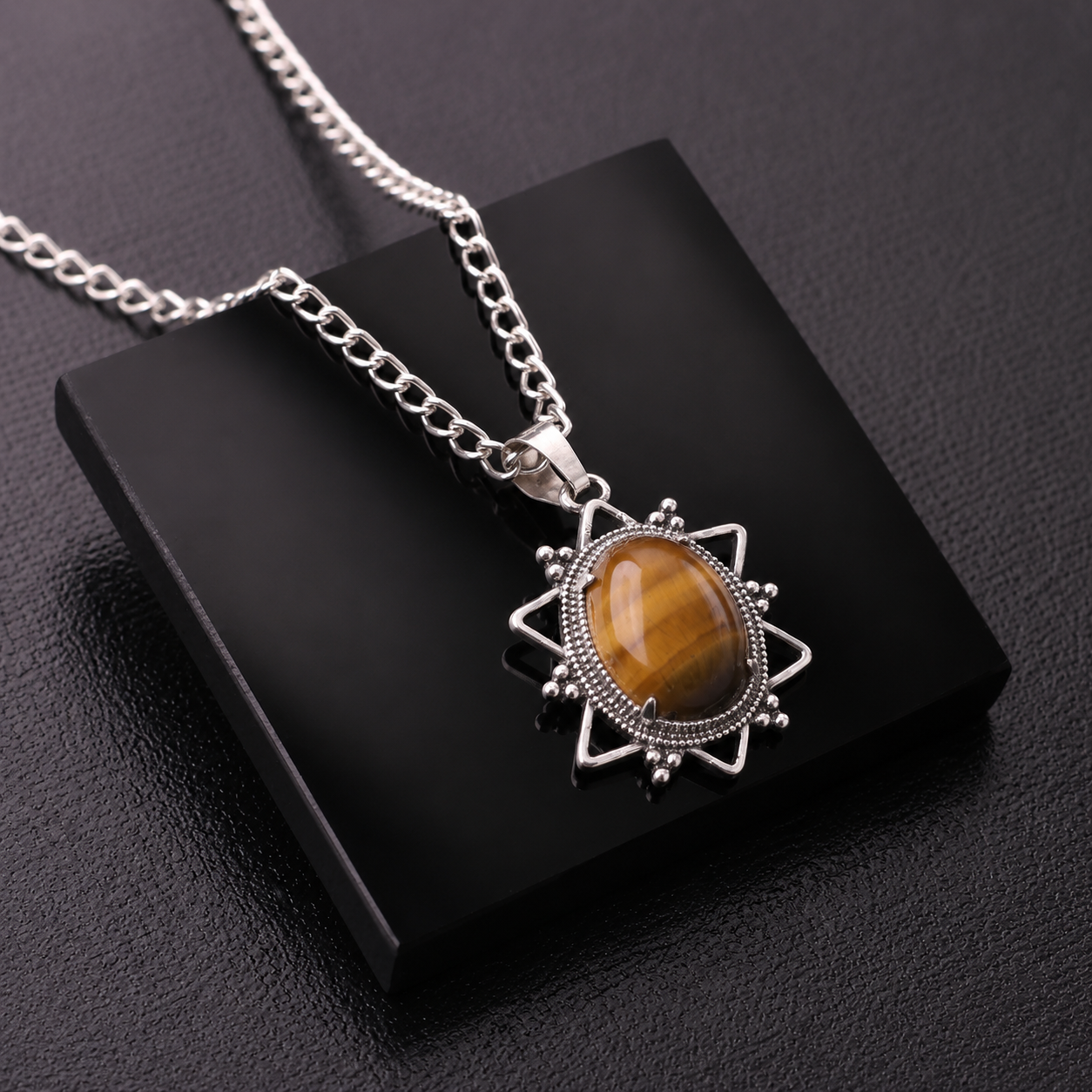 Oval Star Design Pendant-Shubhanjali Store (7) oval star design pendant