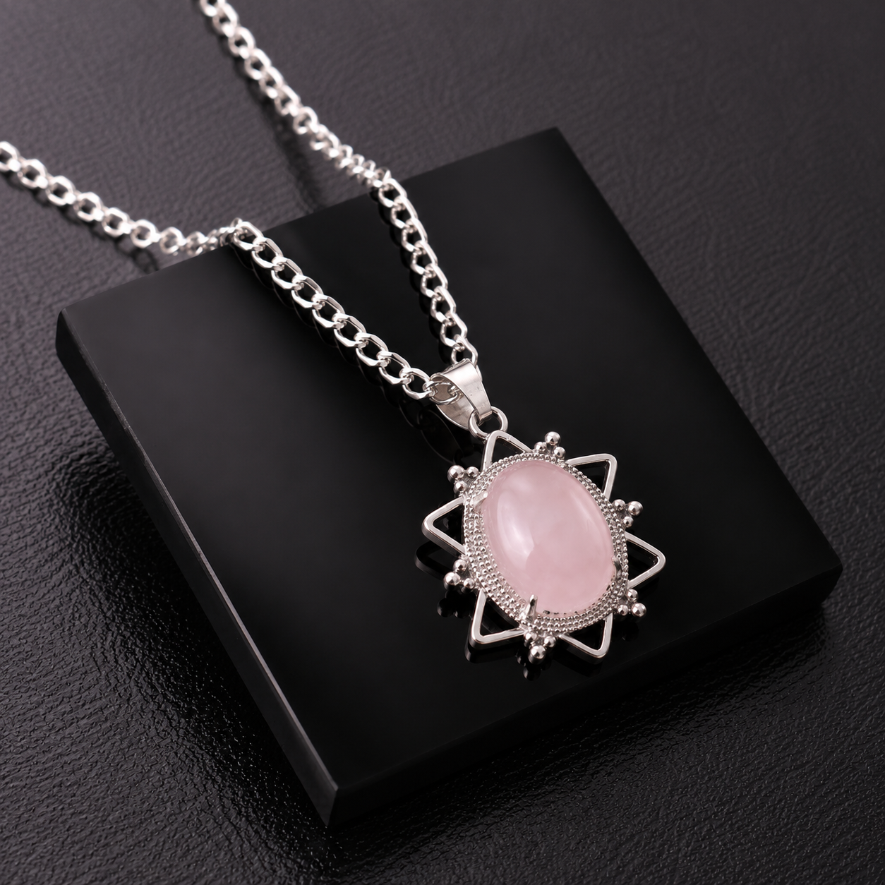 Oval Star Design Pendant-Shubhanjali Store (8) oval star design pendant