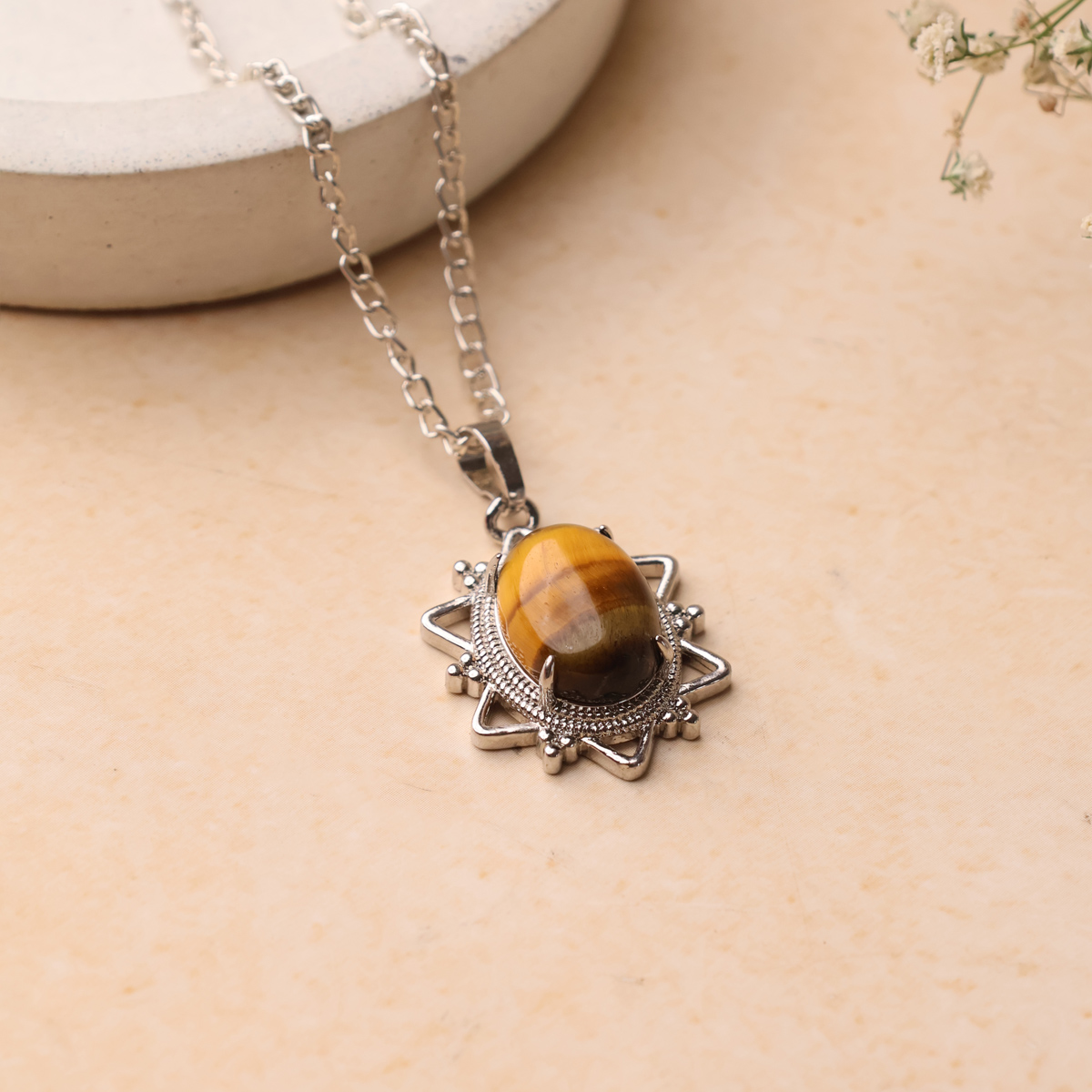 Oval Star Design Pendant-Shubhanjali Store (9) oval star design pendant