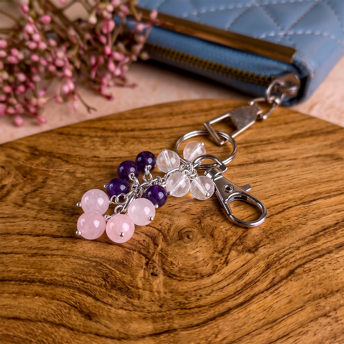 Peace & Calmness Keychain 8 mm (2) peace & calmness keychain