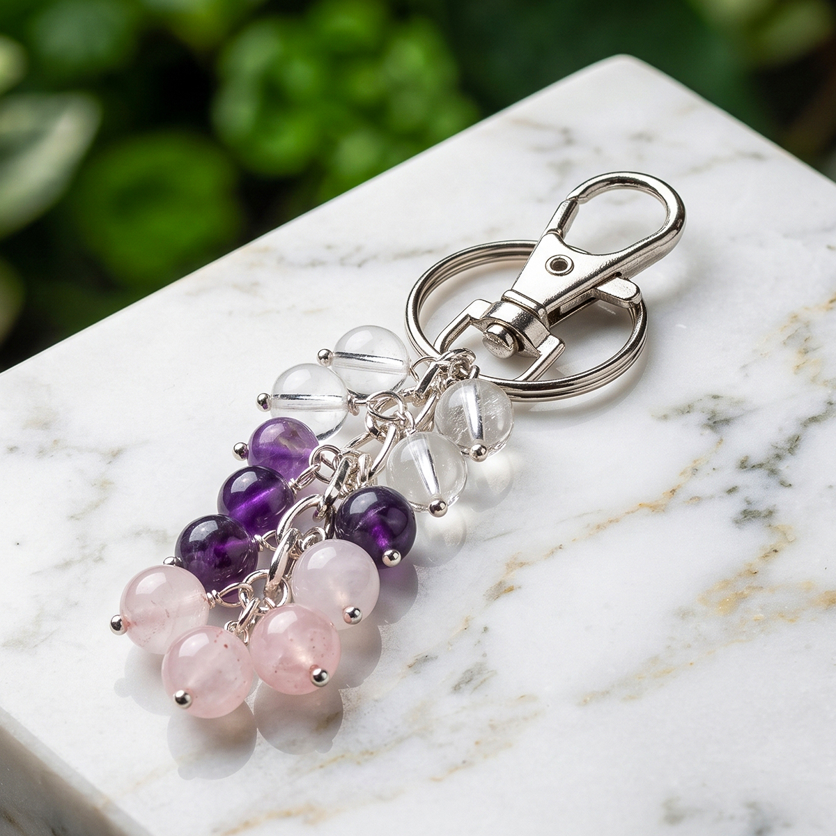 Peace & Calmness Keychain 8 mm (4) peace & calmness keychain