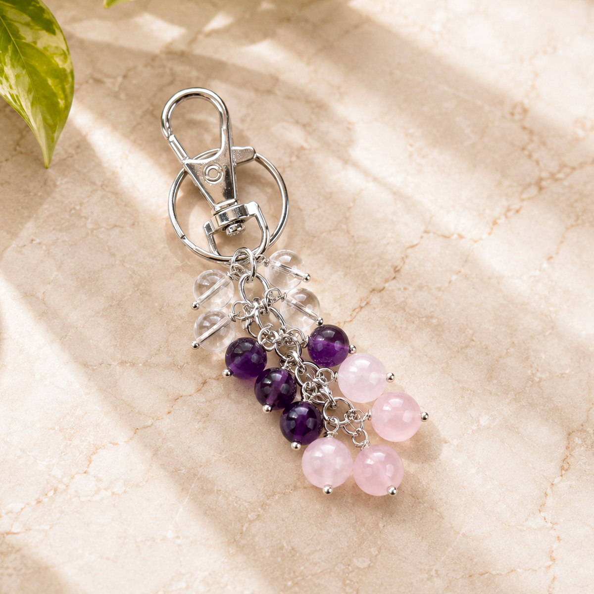 Peace & Calmness Keychain 8 mm (6) peace & calmness keychain