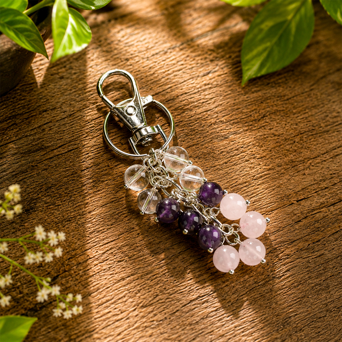 Peace & Calmness Keychain 8 mm (7) peace & calmness keychain