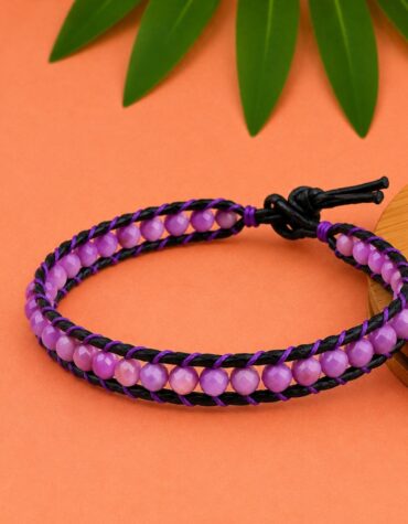 phosphosiderite wrap bracelet 4mm