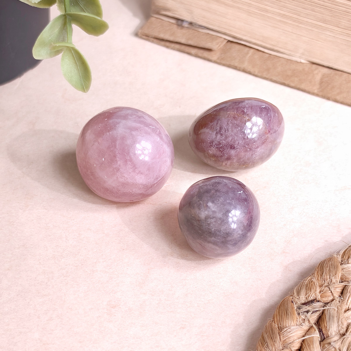 Pink Amethyst Tumble-Shubhanjali Store (3) pink amethyst tumble