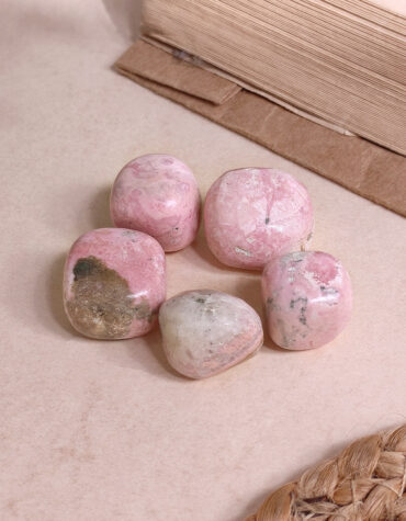 pink rhodonite tumble