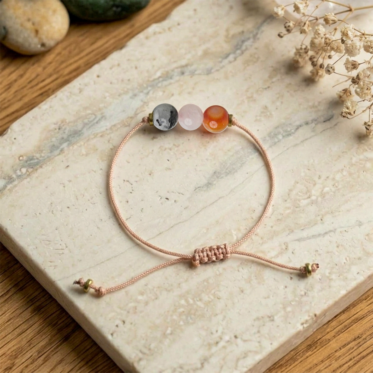 Pregnancy 3 Beads Thread Bracelet - Shubhanjali Store (3) pregnancy 3 beads thread bracelet