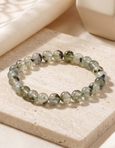 prehnite bracelet 8 mm