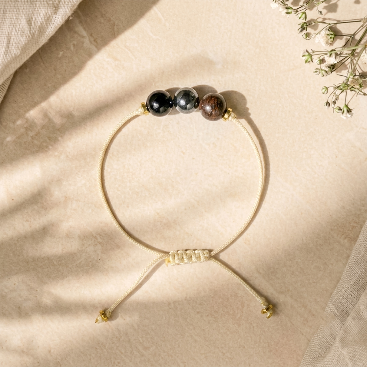 Protection 3 Beads Thread Bracelet - Shubhanjali Store (2) protection 3 beads thread bracelet