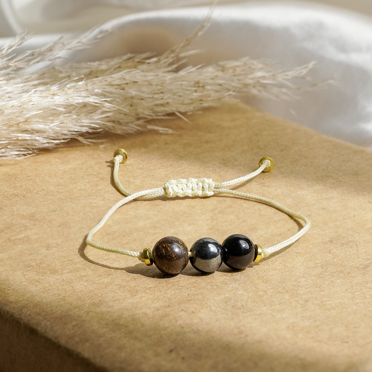 Protection 3 Beads Thread Bracelet - Shubhanjali Store (4) protection 3 beads thread bracelet