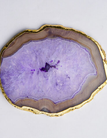 purple onyx coaster