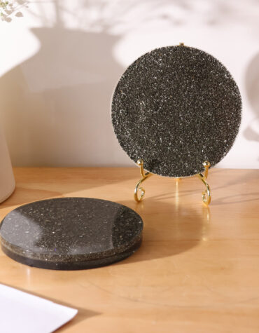 pyrite round plate
