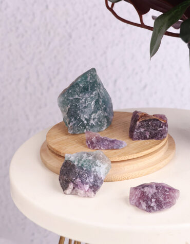 rainbow fluorite raw