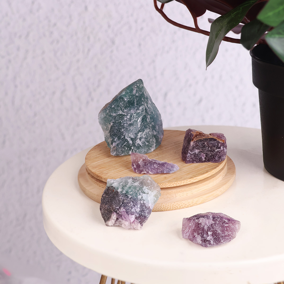 Rainbow Fluorite Raw-Shuhbanjali Store (2) rainbow fluorite raw