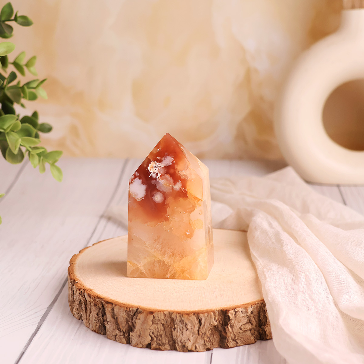 Red Carlinean Druzy Tower (25) red carnelian druzy tower