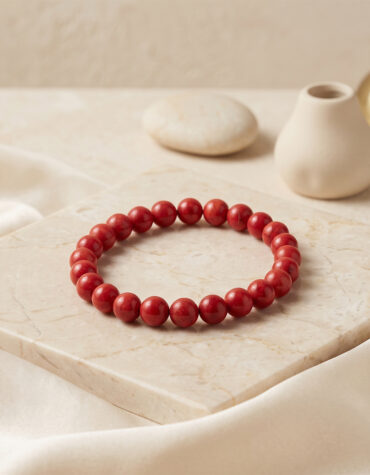 red coral bracelet 8 mm