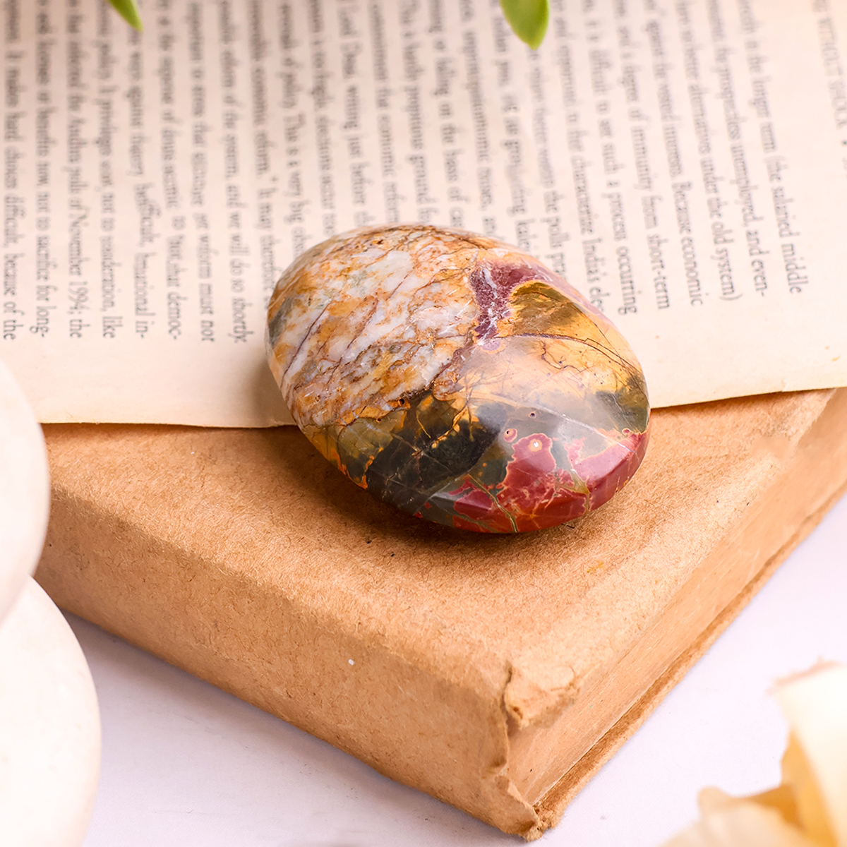 Red Creek Jasper Plam Stone (3) red creek jasper plam stone