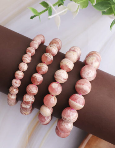 rhodochrosite bracelet aa